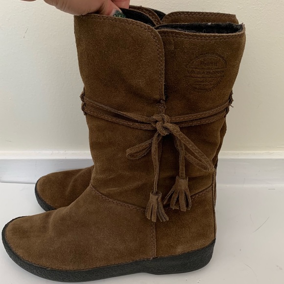 Vagabond Shoes - Brown Suede Moccasin Boot- Size 7 EUC